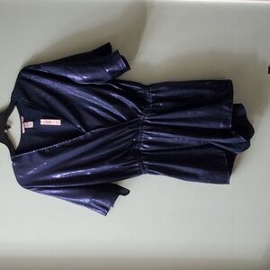 Victoria ’s Secret New Navy Metallic Romper.Medium.